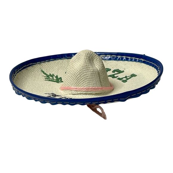 Set of 2 Vintage Sauza Tequila Promo Mini Sombreros Advertising Mexico Barware - Picture 7 of 13